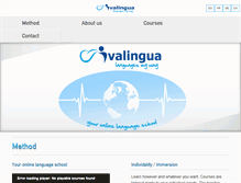 Tablet Screenshot of ivalingua.com